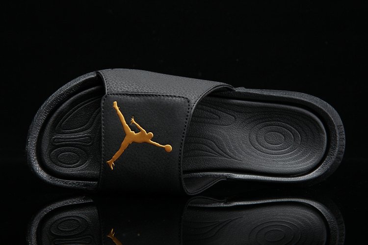 Jordan hydro 6 sale slides black and gold