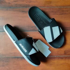 Adidas Adilette Slides (Black White)