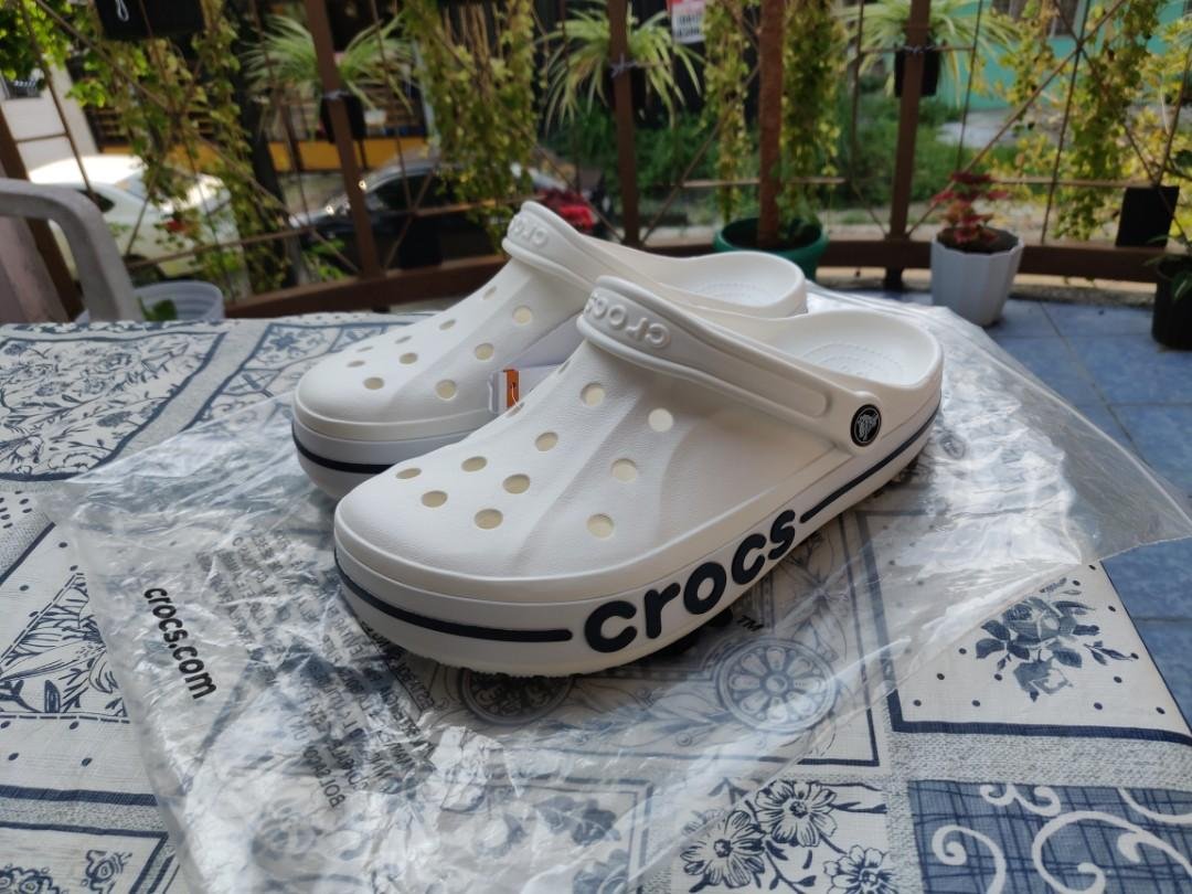 crocs bayaband white