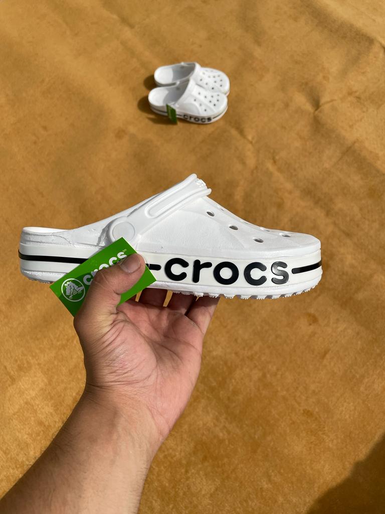 Crocs Bayaband Clogs (White) – Bootify Trends