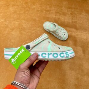 Crocs Bayaband Printed Clogs (Seagreen/Blue)