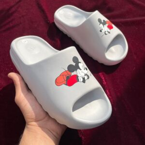 Adidas Yeezy Micky Mouse Slides (Silver)