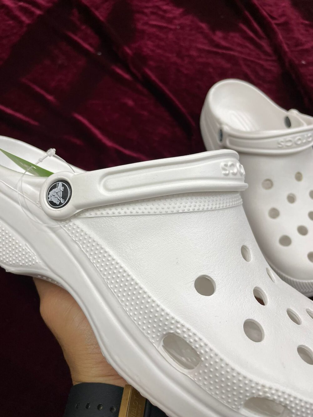 Crocs Classic Clogs (White) - Image 3