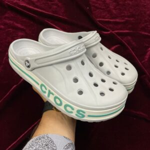 Crocs Bayaband Clogs (Light Grey Seagreen)