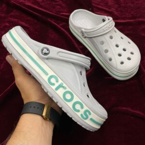 Crocs Bayaband Clogs (Light Grey Seagreen)