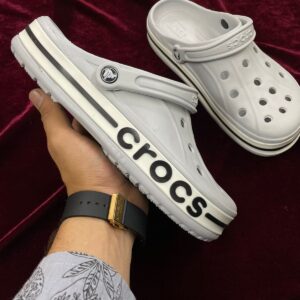 Crocs Bayaband Clogs (Light Grey)