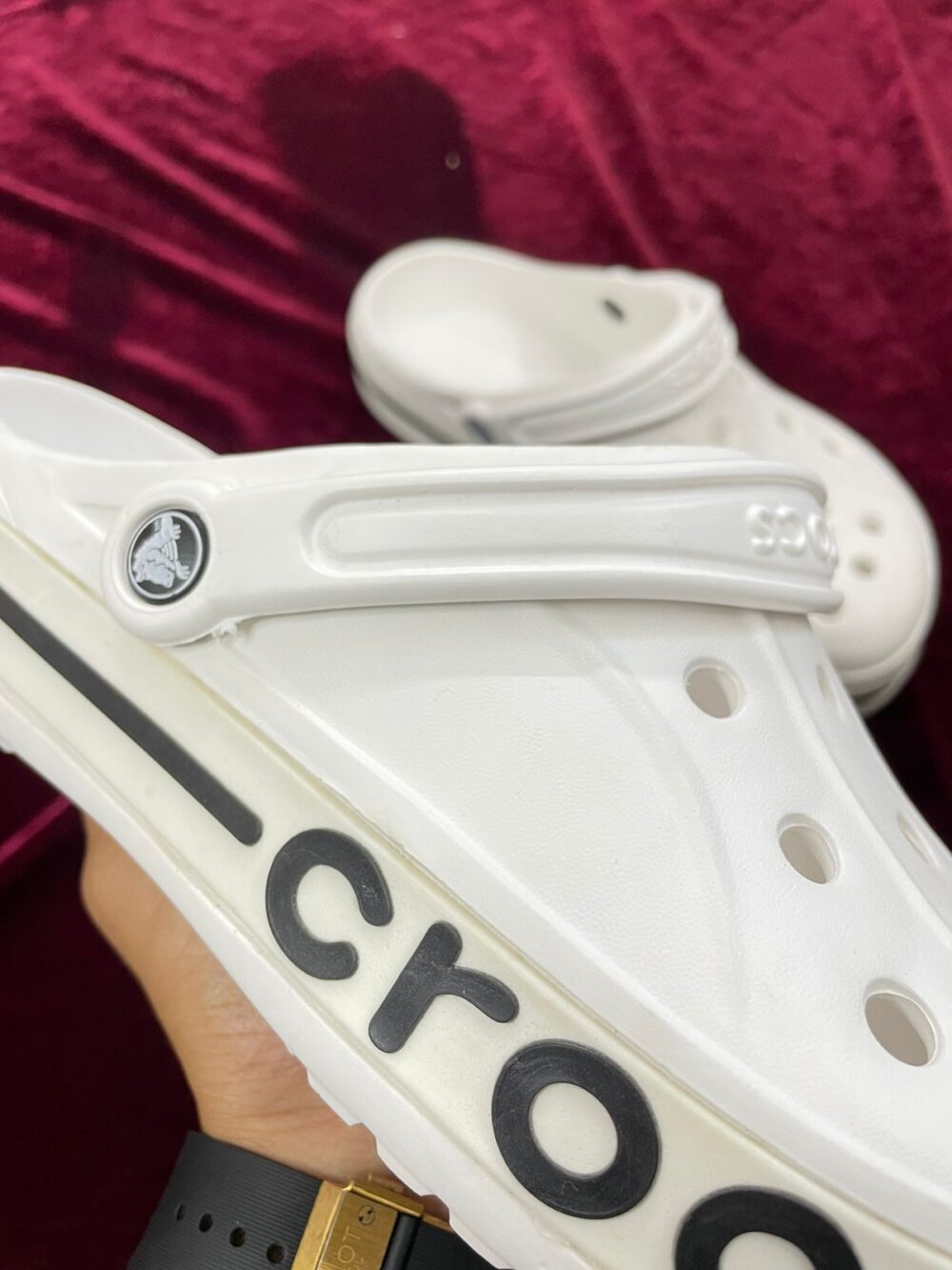 Crocs Bayaband Clogs (White) - Image 3
