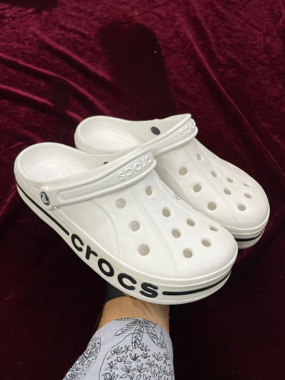 Crocs Bayaband Clogs (White)