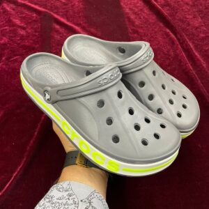 Crocs Bayaband Clogs (Grey Neon)