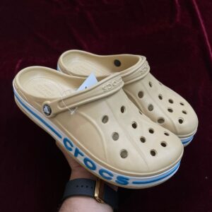 Crocs Bayaband Clogs (Beige Blue)