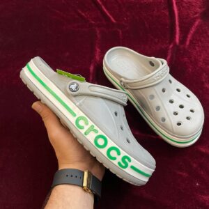 Crocs Bayaband Clogs (Grey Green)