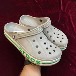 Crocs Bayaband Clogs (Grey Green)