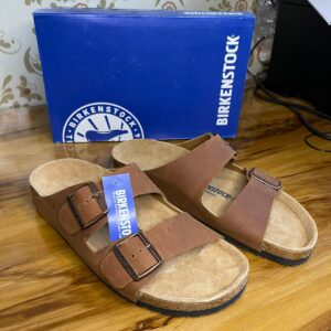 Birkenstock Arizona Slides (Brown)