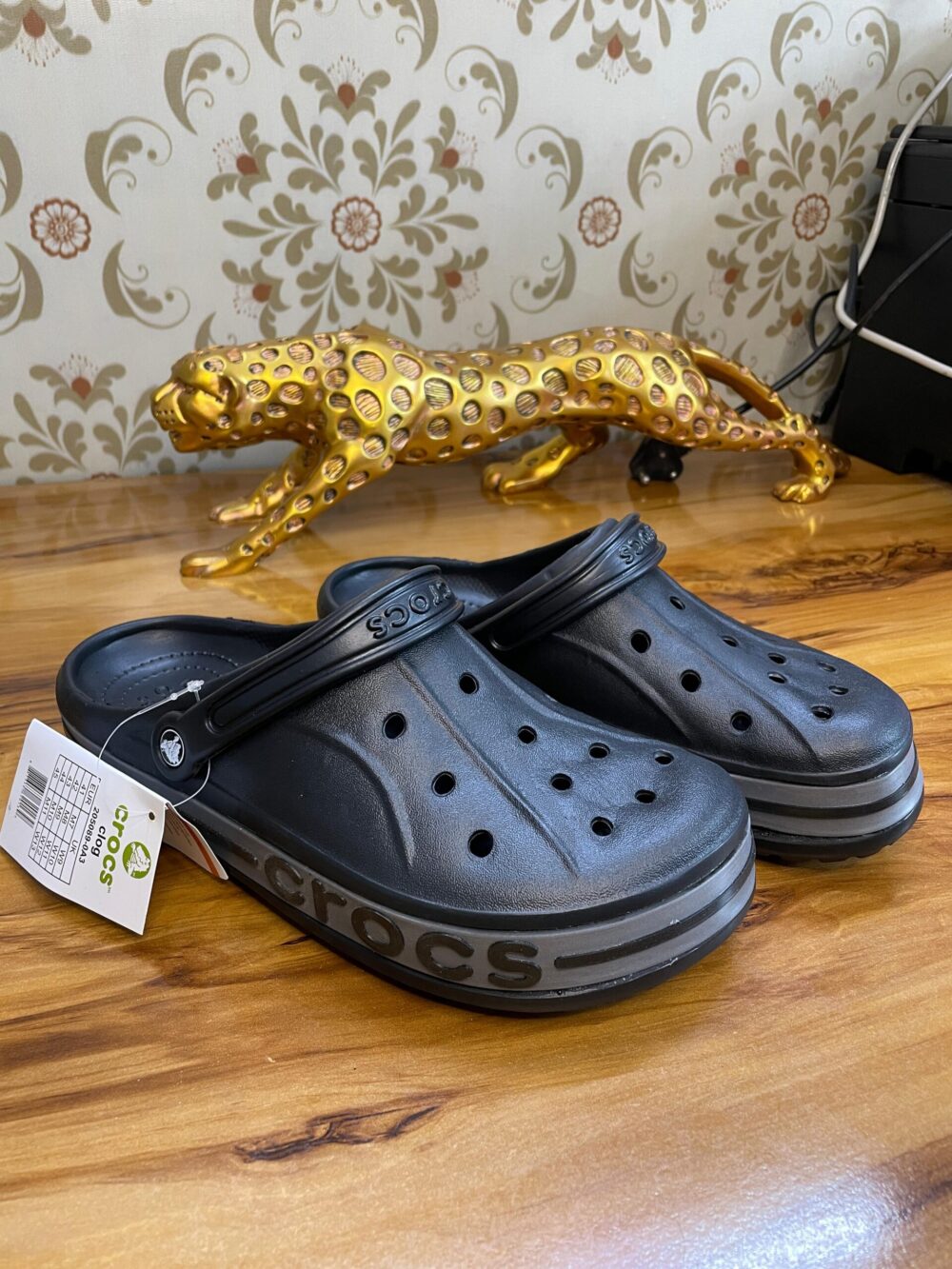 Crocs Bayaband Clogs (Black Grey)