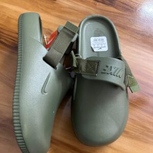 Nike Calm Mules (Green)