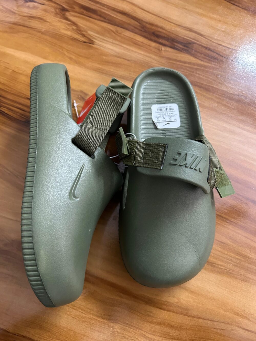 Nike Calm Mules (Green) - Image 2