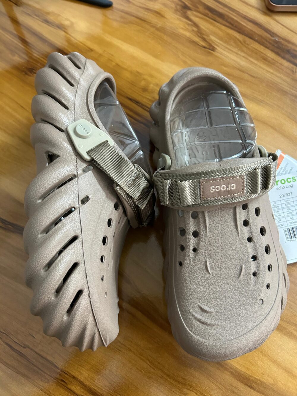 Crocs Echo Clogs (Brown) - Image 2