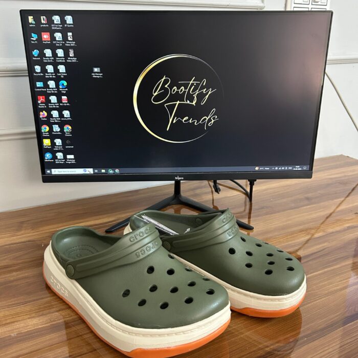Crocs Crocband Full Force Clogs (Army Green)