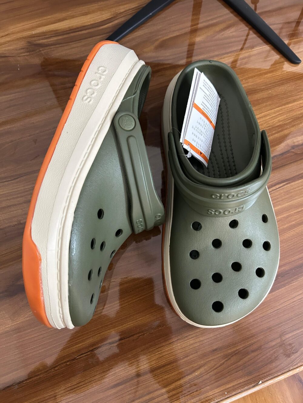 Crocs Crocband Full Force Clogs (Army Green) - Image 2