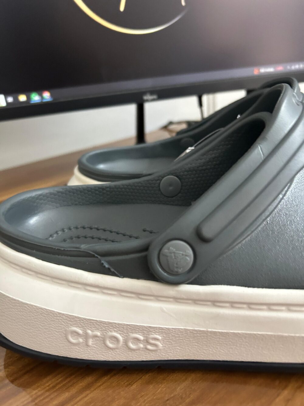 Crocs Crocband Full Force Clogs (Grey) - Image 3