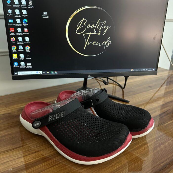 Crocs Literide 360 Clogs (Black Red)