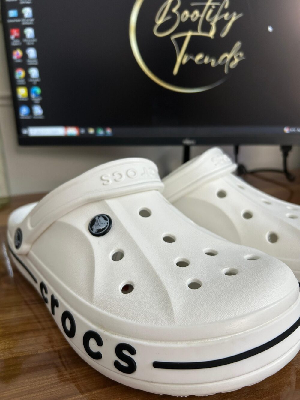 Crocs Bayaband Clogs (White) - Image 2