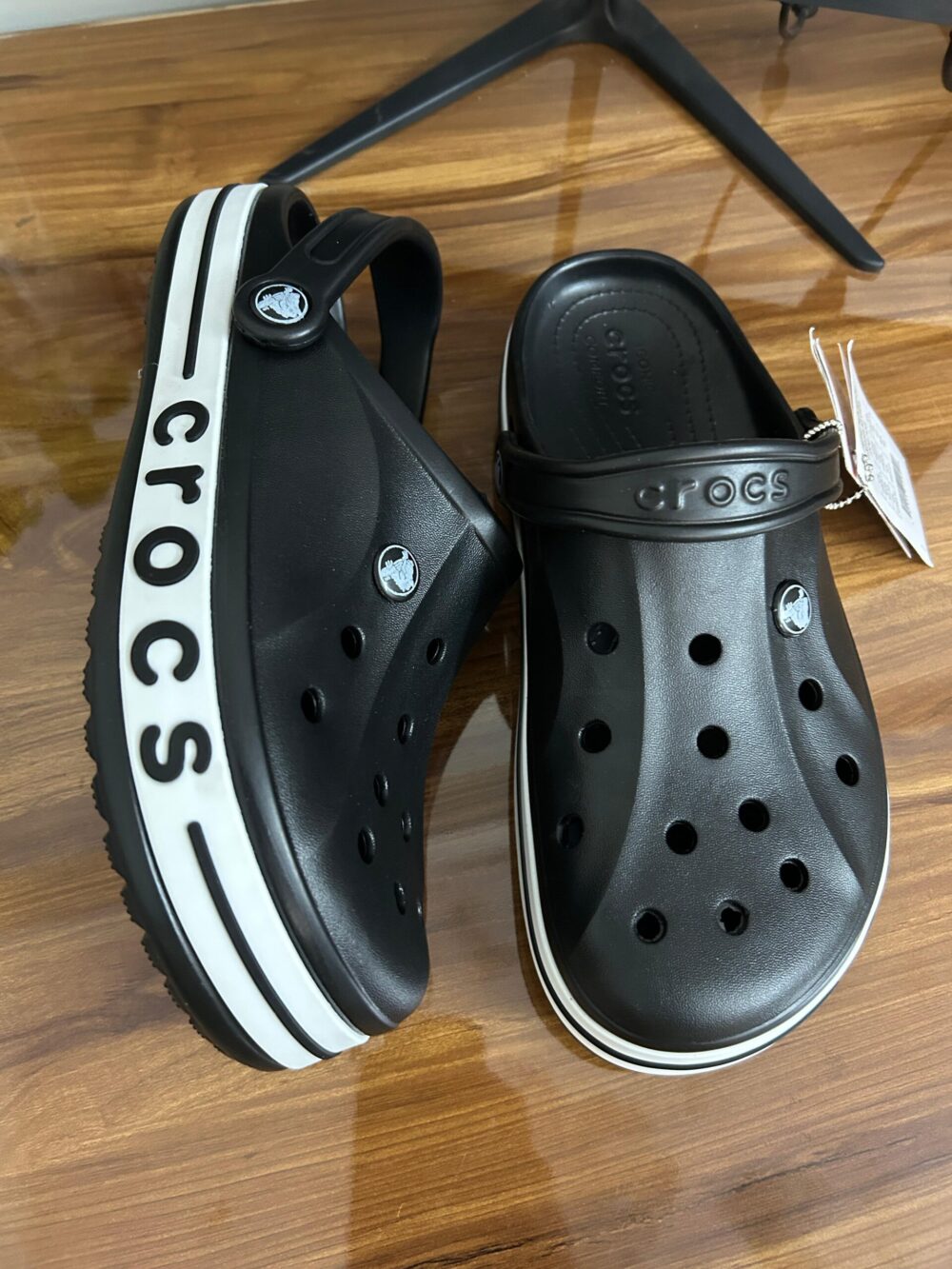 Crocs Bayaband Clogs (Black) - Image 3