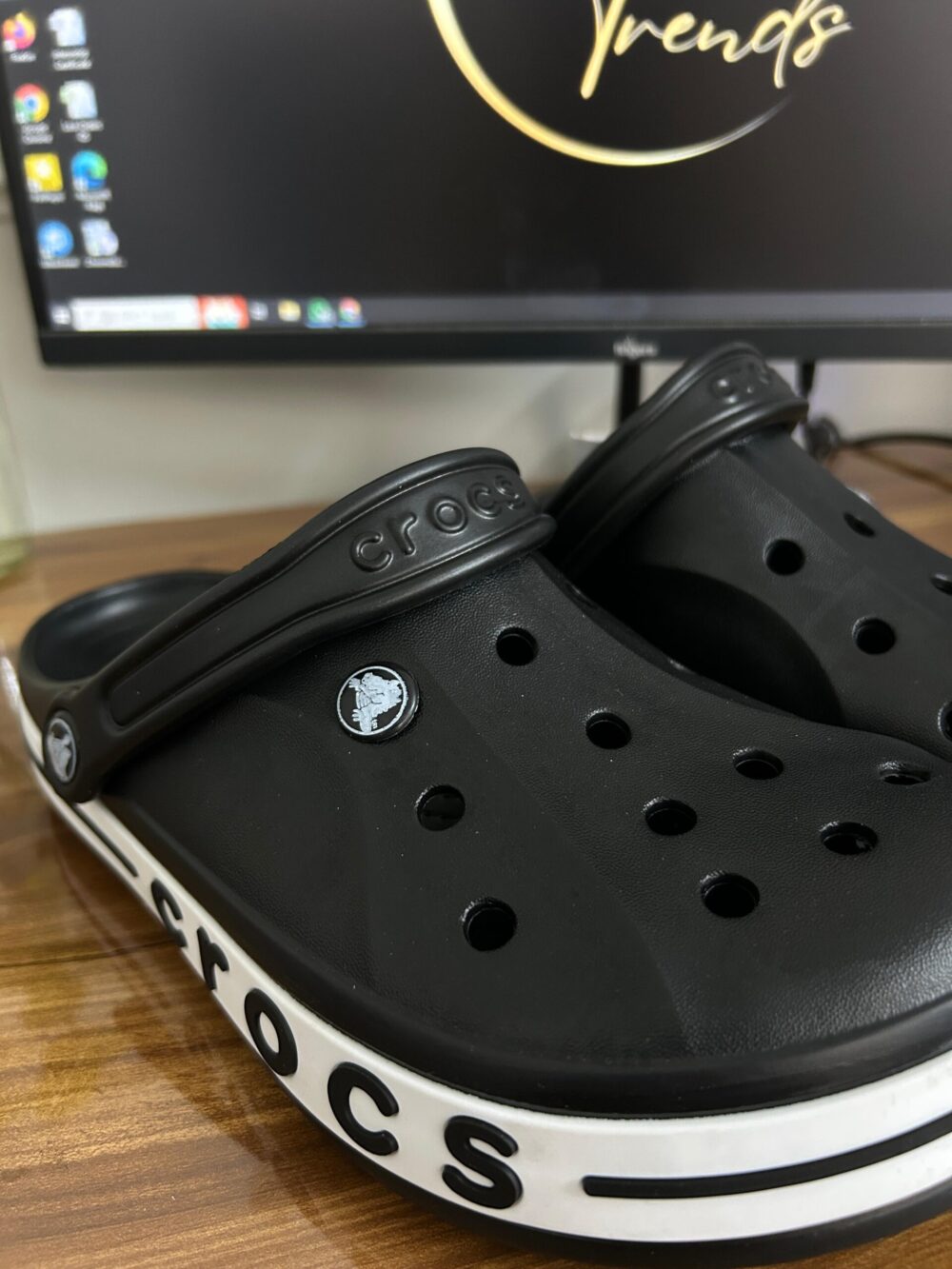 Crocs Bayaband Clogs (Black) - Image 2