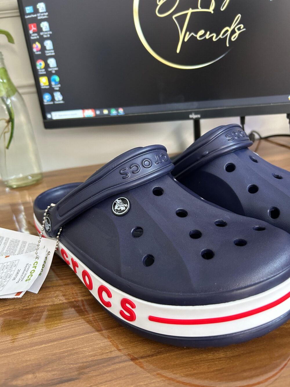 Crocs Bayaband Clogs (Navy) - Image 2