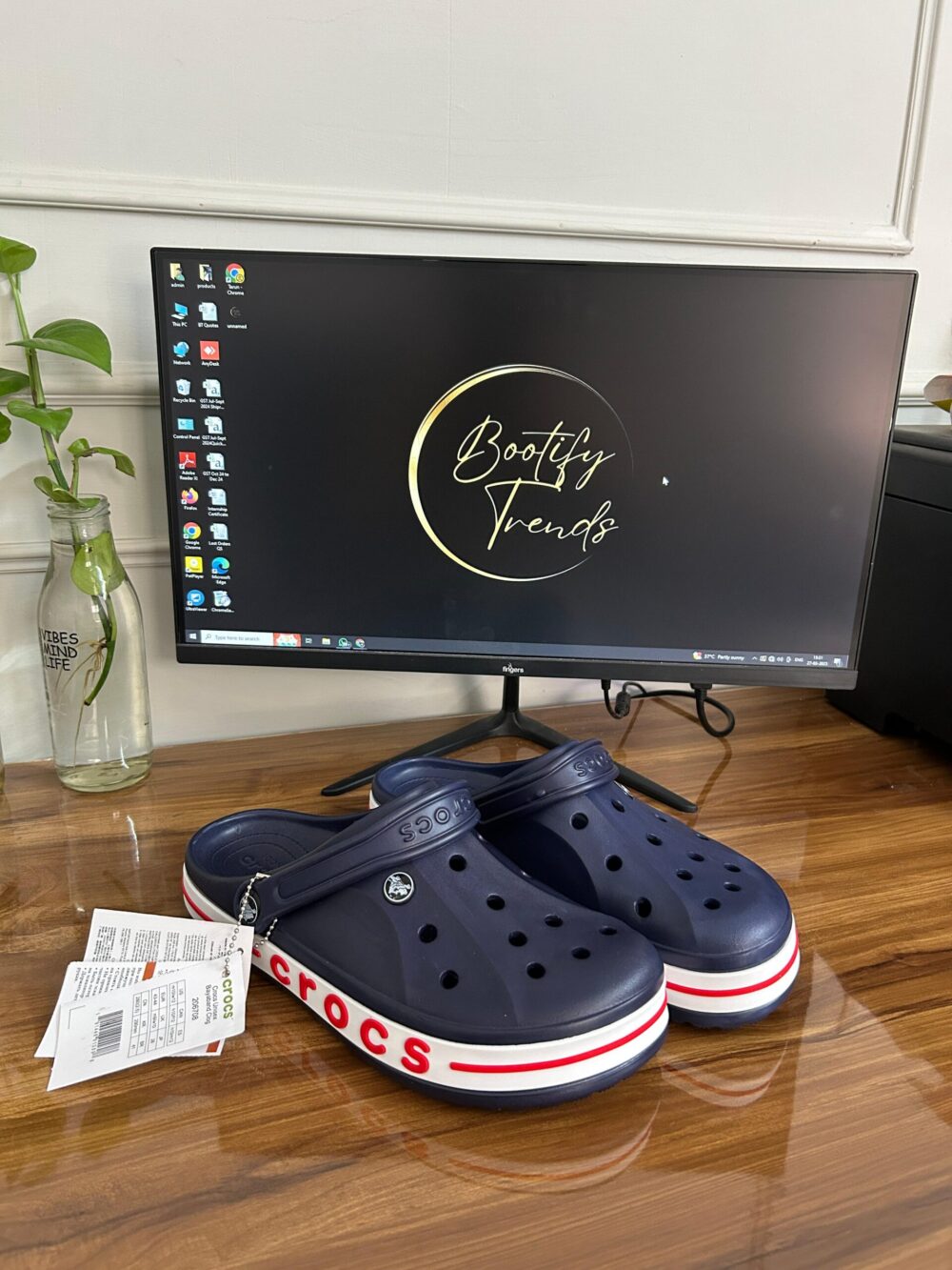 Crocs Bayaband Clogs (Navy)