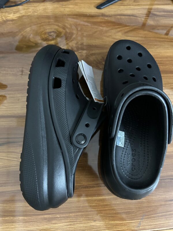 Crocs Classic Crush Clogs (Black) - Image 3