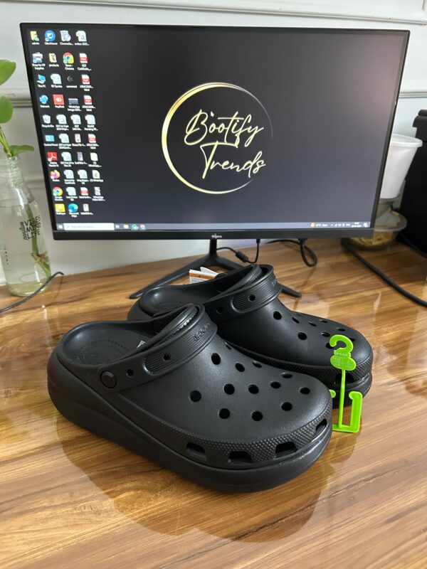 Crocs Classic Crush Clogs (Black)
