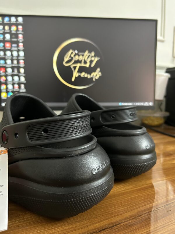 Crocs Classic Crush Clogs (Black) - Image 2