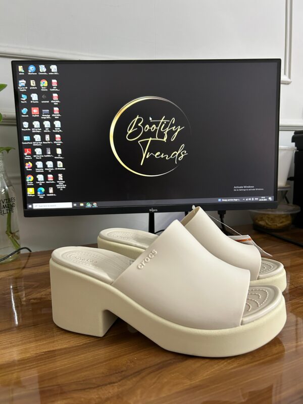 Crocs Brooklyn Women Heels (Beige)