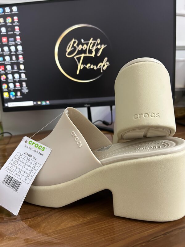 Crocs Brooklyn Women Heels (Beige) - Image 3