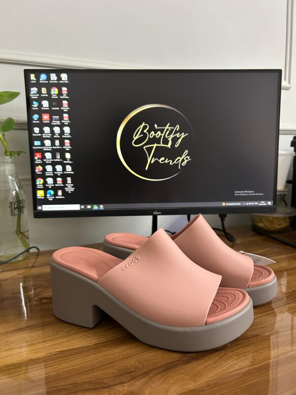 Crocs Brooklyn Women Heels (Peach)