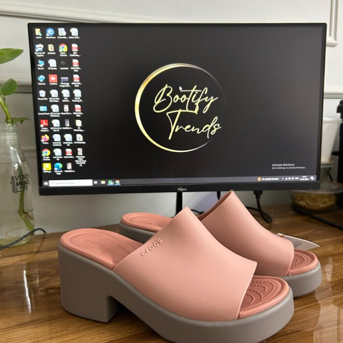 Crocs Brooklyn Women Heels (Peach)