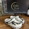 Crocs Bayaband Printed Clogs (White)