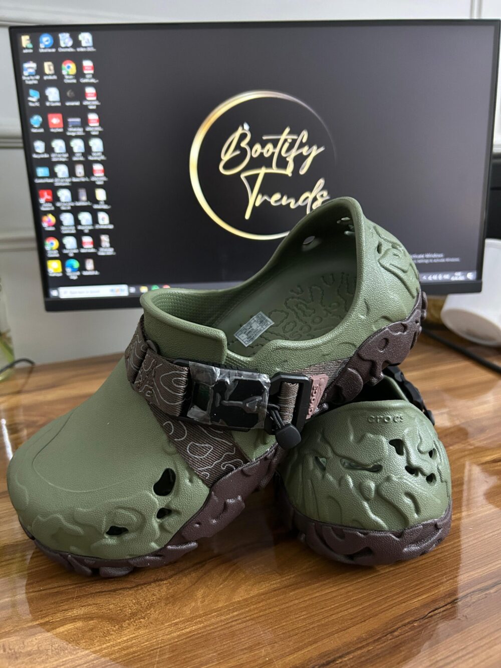 Crocs All Terrain Atlas Clogs (Army Green) - Image 3