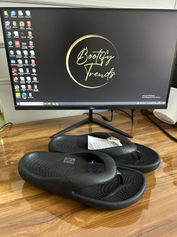 Crocs Mellow Flip Flops (Black)
