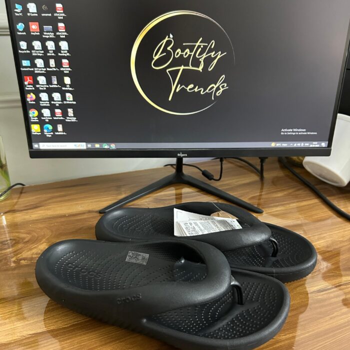 Crocs Mellow Flip Flops (Black)