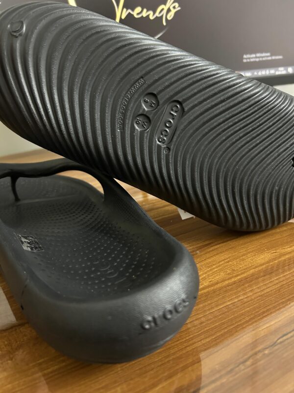 Crocs Mellow Flip Flops (Black) - Image 3