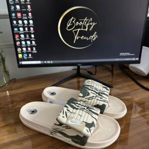 Nike Off Court Adjust Printed Slides (Beige)
