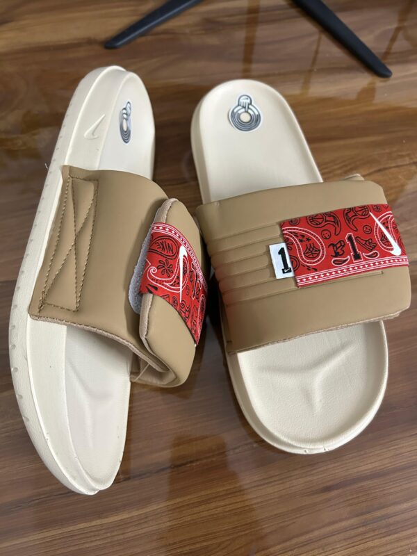 Nike Off Court Adjust Slides (Beige) - Image 2