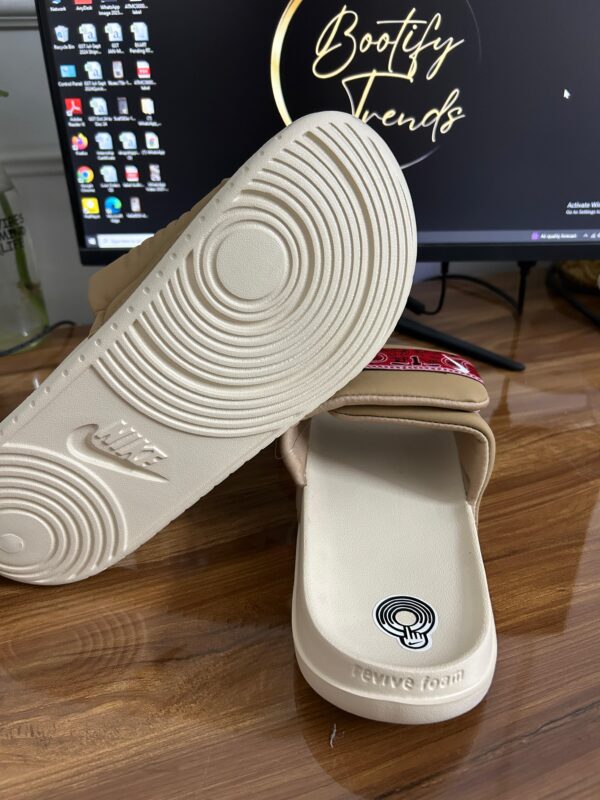 Nike Off Court Adjust Slides (Beige) - Image 3