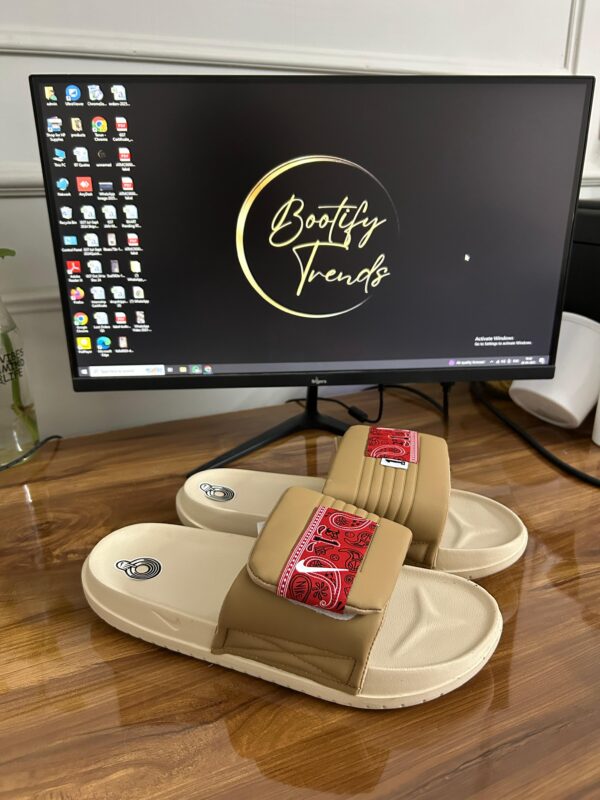 Nike Off Court Adjust Slides (Beige)