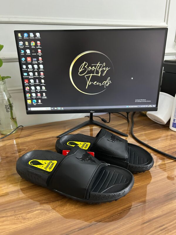 Under Armour Project Rock 3 Slides (Full Black)