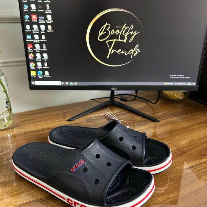 Crocs Bayaband Slides (Navy)