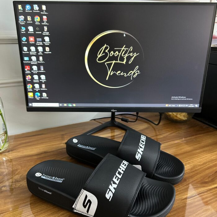 Skechers Hyper Burst Recovery Slides (Black)