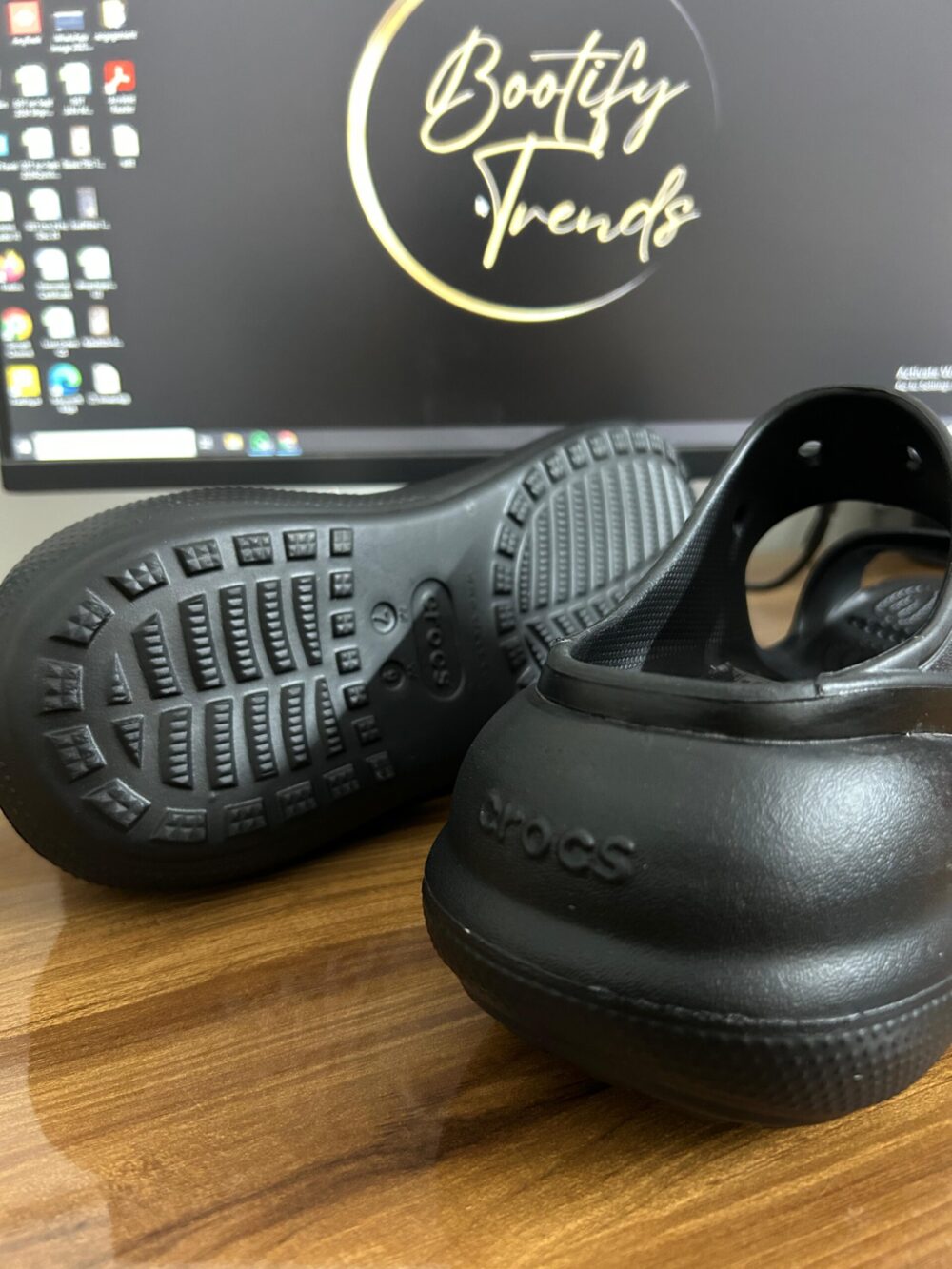 Crocs Crush Women Sandal (Black) - Image 2